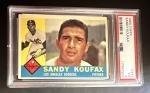 1960 Topps Sandy Koufax Dodgers Card #343