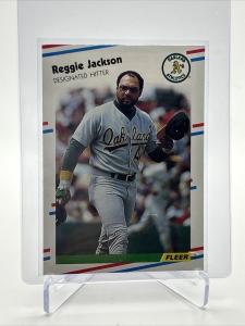 1988 Fleer Reggie Jackson Baseball Card #283