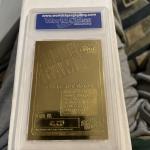 Bernie Williams 2000 Gold Game-Used Bat Gem Mint