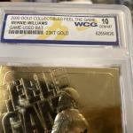 Bernie Williams 2000 Gold Game-Used Bat Gem Mint