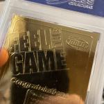 Bernie Williams 2000 Gold Game-Used Bat Gem Mint