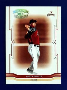 Andy Pettitte 2005 Donruss Gold Holo Foil Card