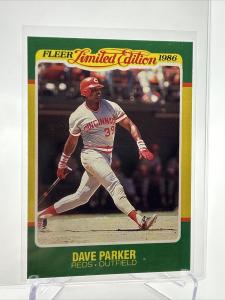 1986 Fleer Dave Parker Baseball Card #33