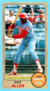 Dick Allen 1968 Tall Boy Art Card – White Sox