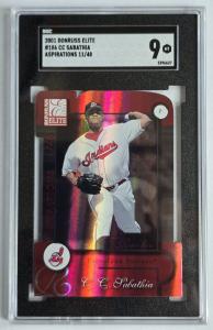 2001 Donruss Elite CC Sabathia Rookie Die Cut