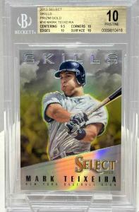 2013 Panini Select Mark Teixeira Skills Gold Prizm