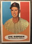1961 Topps Joe Gordon Baseball Card - Kansas City
