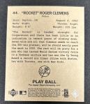 2003 Upper Deck Roger Clemens Mini Card #44