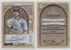 2021 Topps Gypsy Queen DJ LeMahieu Auto Card