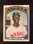 1972 Topps Mickey Rivers RC California Angels