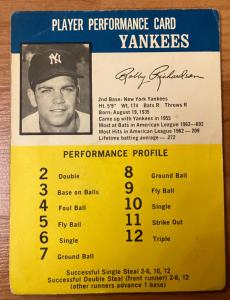 1964 Bobby Richardson New York Yankees Card