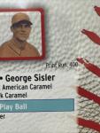 George Sisler 2025 Historic Autographs Tier 2 Foil