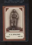 1974 Fleer Pioneers of Baseball A.G. Spalding Card