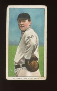 1909 T206 John McGraw Baseball Card #321