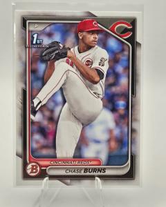 2024 Bowman Draft Chase Burns 1st Paper Card