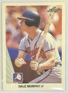 1990 Leaf Dale Murphy Braves Baseball Card #243