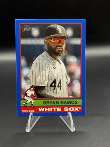 2025 Topps Heritage Blue Chrome & Refractor Cards