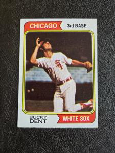 Bucky Dent 1974 Topps Rookie Card #582