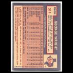 George Wright 1984 O-Pee-Chee Baseball Card #314