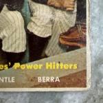 Mickey Mantle Yogi Berra 1957 Topps Card