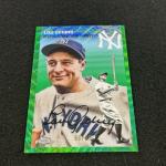 2023 Topps Chrome Lou Gehrig Green Wave #325