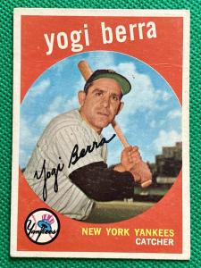 1959 Topps Yogi Berra Card #180