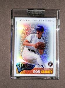 2005 Topps Legendary Years Ron Guidry Refractor #18