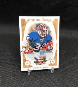 2009 Gridiron Kings Thurman Thomas Dual Patch Auto