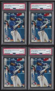 2020 Topps Blue Jays Complete Set PSA 10