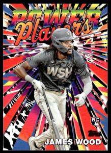 2025 Topps James Wood Power Players Insert RC