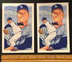 Don Drysdale Dodgers 1991 Legends Magazine Postcards