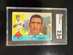 1960 Topps Sandy Koufax #343 Baseball Card