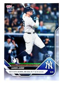 2025 Topps Now Aaron Judge #764 Yankees Card