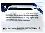 2025 Topps Now Aaron Judge #764 Yankees Card