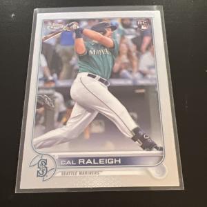 2022 Topps Chrome Sonic Cal Raleigh Rookie Card