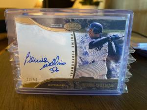 2016 Topps Tier One Bernie Williams Auto 32/50