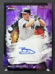 2024 Topps Finest Brett Gardner Purple Refractor Auto