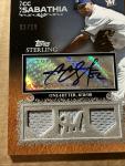 2009 Topps Sterling CC Sabathia Jersey Auto /10