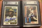 Dave Parker Pirates Autograph 1974 Rookie Card