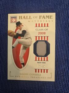2021 National Treasures Goose Gossage #/25 Card