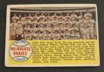 1958 Topps Braves Team Card #377 Hank Aaron