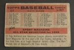 1958 Topps Braves Team Card #377 Hank Aaron