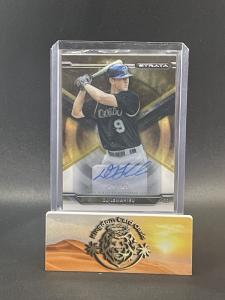 2015 Topps Strata DJ LeMahieu Auto 14/25