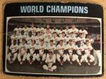 1971 Topps Orioles Champions #1 Frank & Brooks Robinson