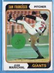 1974 Topps Juan Marichal #330 San Francisco Giants