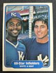1982 Fleer Frank White Bucky Dent All-Star Card
