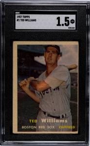 1957 Topps Ted Williams #1 Baseball Card