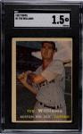 1957 Topps Ted Williams #1 Baseball Card