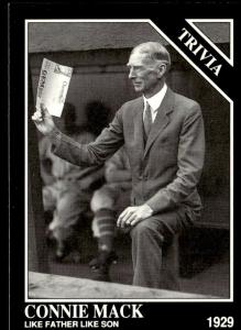 1992 Conlon Collection Connie Mack Sports Card