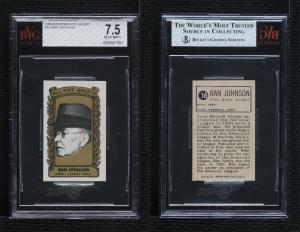 1963 Topps Bazooka Ban Johnson #16 HOF Card